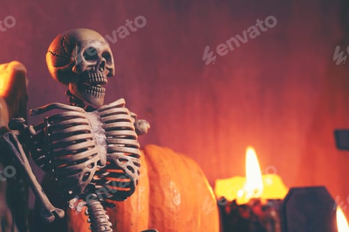Preview: Halloween Human Skull
