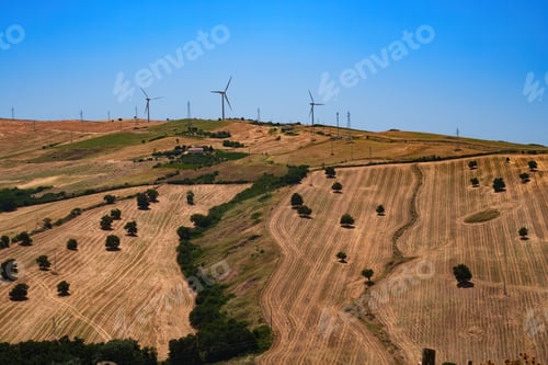 Preview: Country landscape near Lacedonia, Campania, Italy