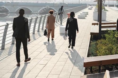 Preview: People Going To Work In Morning