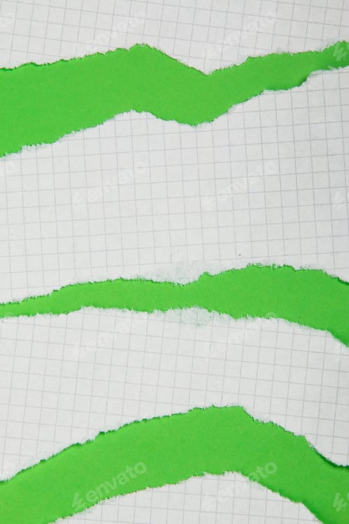 Preview: Torn pieces of checkered paper