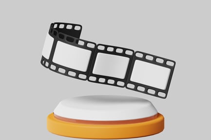 Preview: Film strip on a pedestal