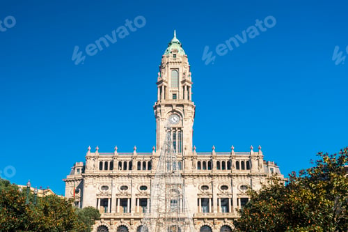 Preview: Portugal, Porto, Exterior of city hall