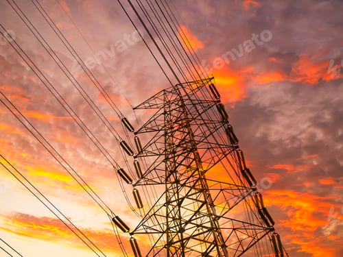 Preview: High voltage electric pole station