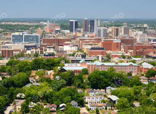 Preview: Metropolitan Skyline Of Downtown Birmingham, Alabama, Usa.
