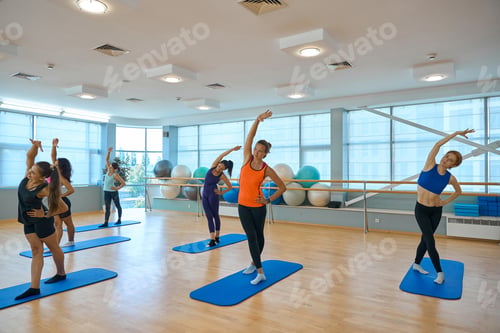 Preview: Group of women perform exercises to strengthen their back muscles