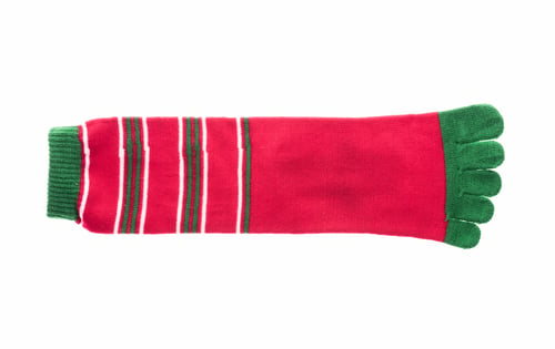 Preview: Christmas Stocking Isolated On White Background