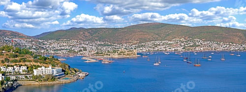 Preview: Architectural details of Bodrum, Turkey. Shots of the city of Bodrum, Turkey.