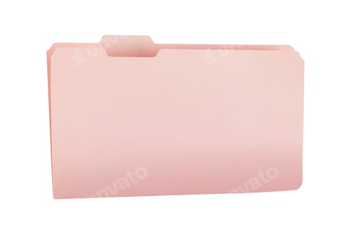 Preview: folder isolated on white background