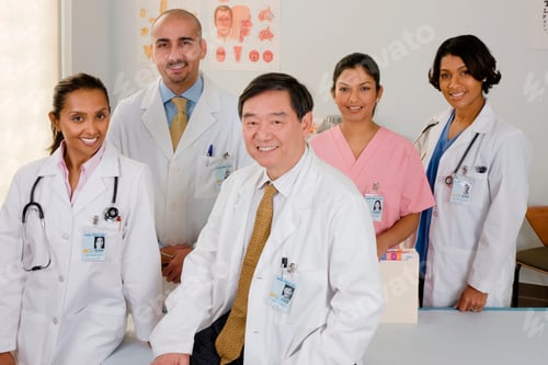 Preview: Portrait of doctors and a nurse