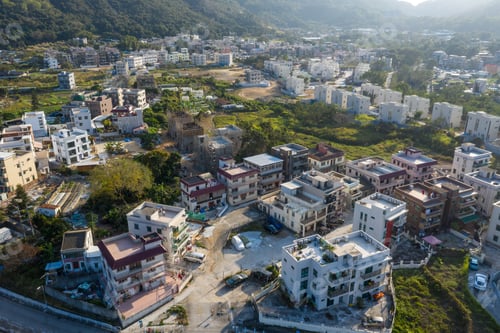 Preview: Kam sheung road, Hong Kong 16 February 2019: Hong Kong village in countryside
