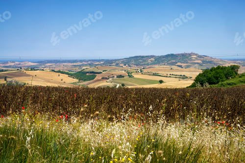 Preview: Landscape in Campobasso province, Molise, Italy