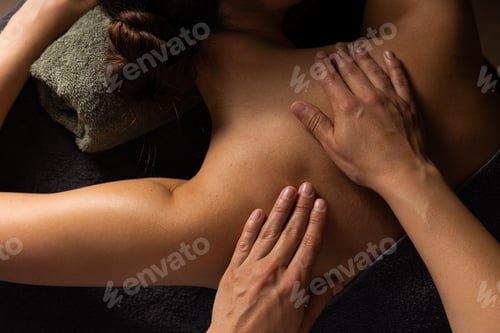 Preview: Concept of spa, relax and self care with beautiful young woman