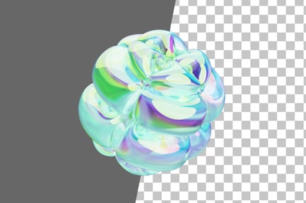 Vista previa: Icono Abtract Balloon Chrome 3D
