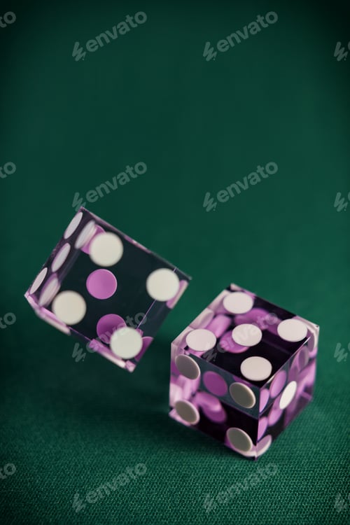Preview: Casino purple dice