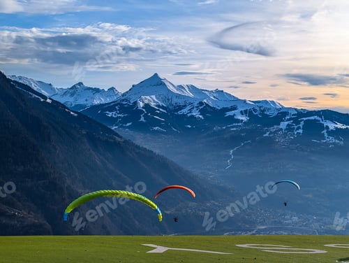 Preview: Winter ski resort Passy Plaine Joux, Alps, France