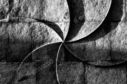 Preview: Ancient Armenian wall engraving of eternity sign on a stone wall