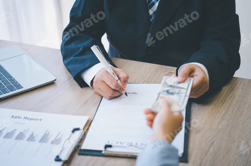 Preview: businessman was negotiating a bribery arrangement in which the dollar