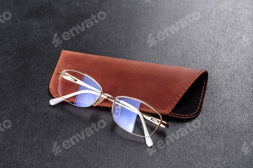 Preview: Personal accessories made of brown leather
