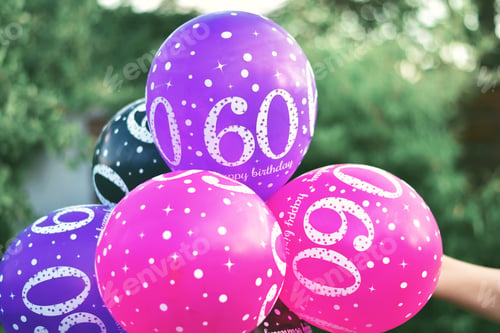 Preview: 60th Birthday balloons