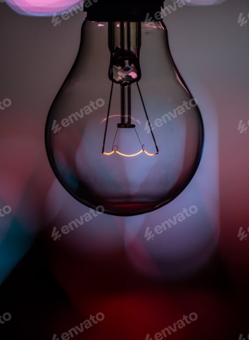 Preview: Glowing Filament of an Incandescent Light Bulb