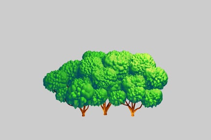 Preview: Clustered bush garden element