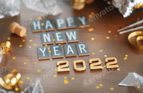 Visualização: Plano de fundo de ano novo