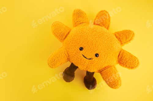Preview: World smile day. Cute sun face