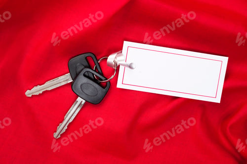 Preview: Car Keys on red