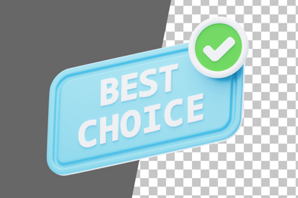 Preview: Best Choice 3D Icon