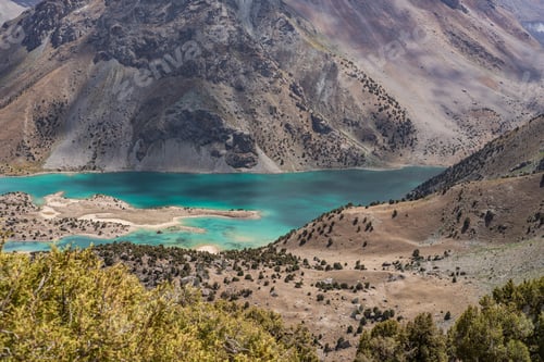 Preview: summer mountain lake in the heart of Tajikistan