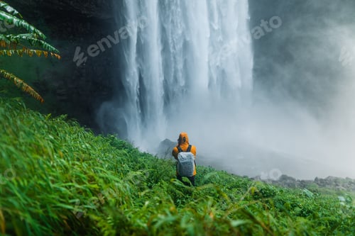 Preview: Visiting a waterfall in the forest in Southern Laos
