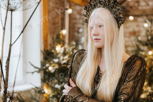 Preview: Albino girl