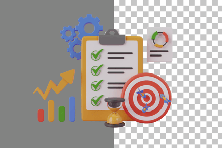 Preview: Project Task Management 3D Icon