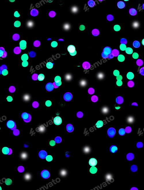 Preview: Sparkles Of Different Colors As Background Texture