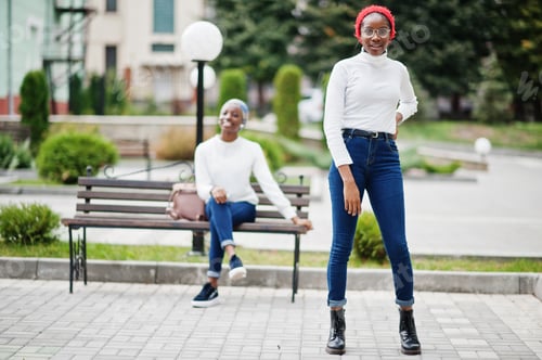 Preview: Modern fashionable african muslim woman
