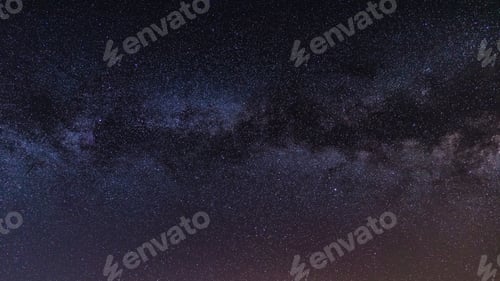 Preview: Milky Way galaxy in the night sky