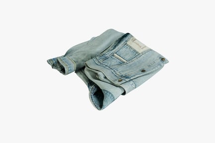 Preview: Folded Light Wash Denim Jacket