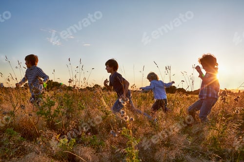 Preview: Family out walking in the park