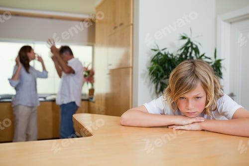 Preview: Boy Is Sad About Fighting Parents Behind Him