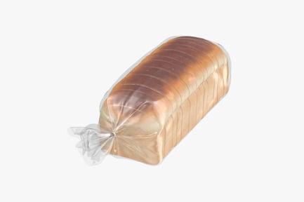 Preview: Sliced Sandwich Bread in Plastic Bag