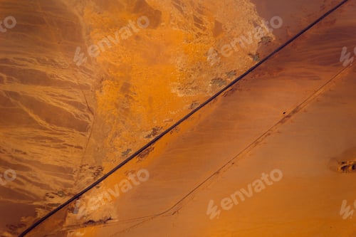 Preview: Aerial view of the road at Egypt desert
