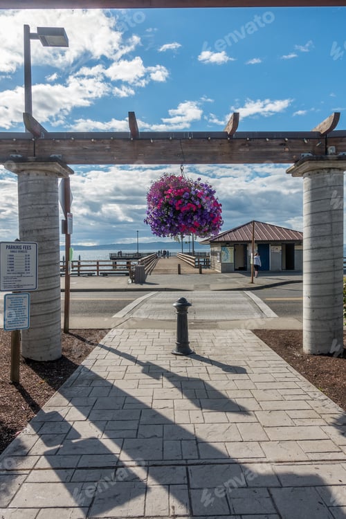 Preview: Looking Out Toward The Puget Sound At The Redondo Beach Pier.