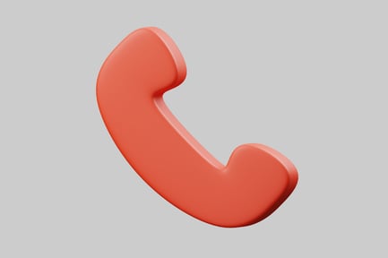 Aperçu: Récepteur téléphonique rétro rose corail