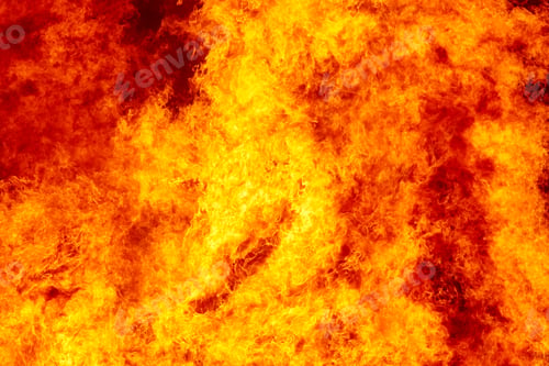 Preview: Fire flames detail. Fireman emergency. Carbon emission and combustion