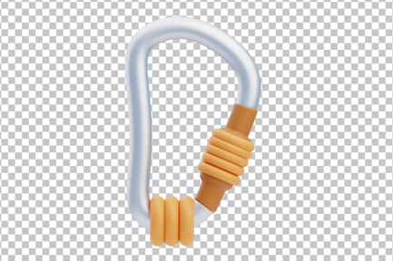 Preview: Carabiner 3D Icon