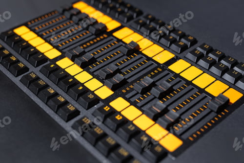 Preview: Digital Lighting Control Console with Illuminated Buttons controls.