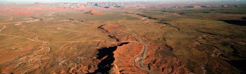 Preview: 53797,Aerial view of Valley of the Gods, Utah, United States