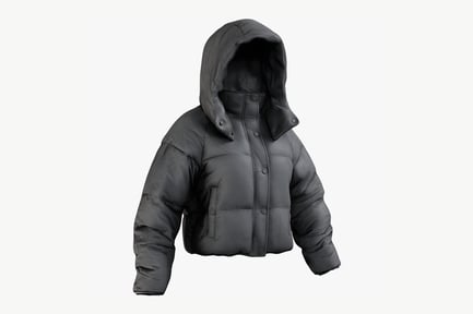 Preview: Padded Women's Winter Jacket with Hood