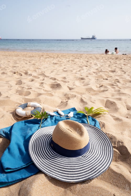 Summer beach background