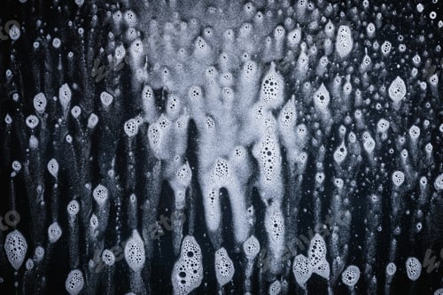 Preview: Drops- Liquid Foam. Fluid Aqua- Abstract Pattern Nature. Background- Cleansing Wash. Shampoo